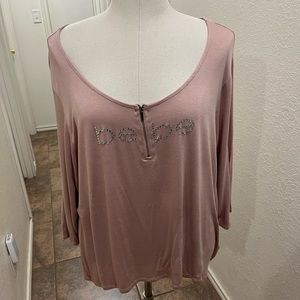 Bebe Plus Size Top Size 3X